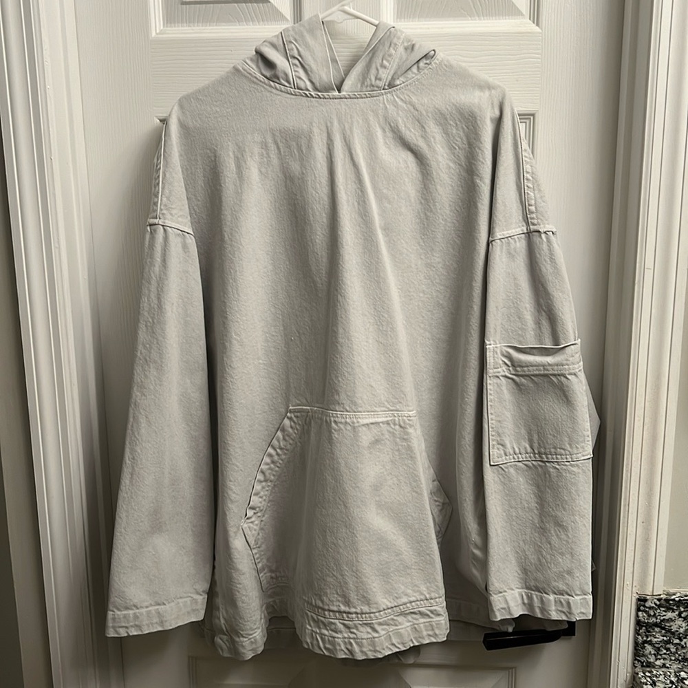 Zara Denim Pouch Pocket Pull Over